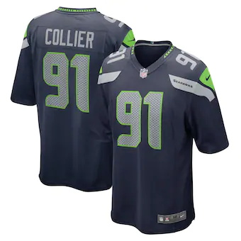 mens nike lj collier college navy seattle seahawks game jer